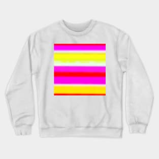 yellow pink white red abstract texture Crewneck Sweatshirt